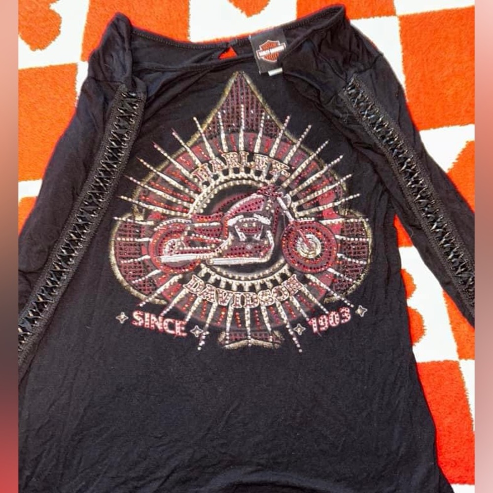 Harley Davidson bling shirt